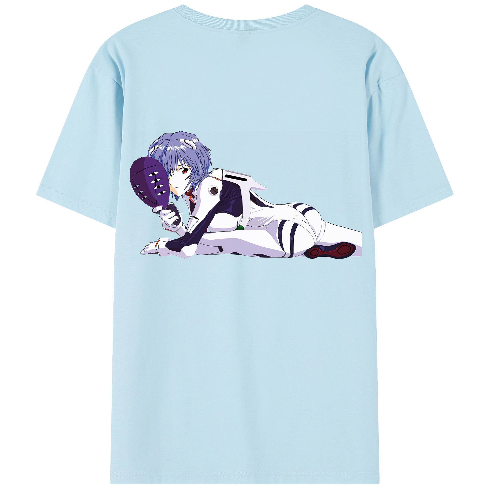 （画像用） EVA 新世紀エヴァンゲリオン 綿100％半袖Tシャツ（背面プリント）